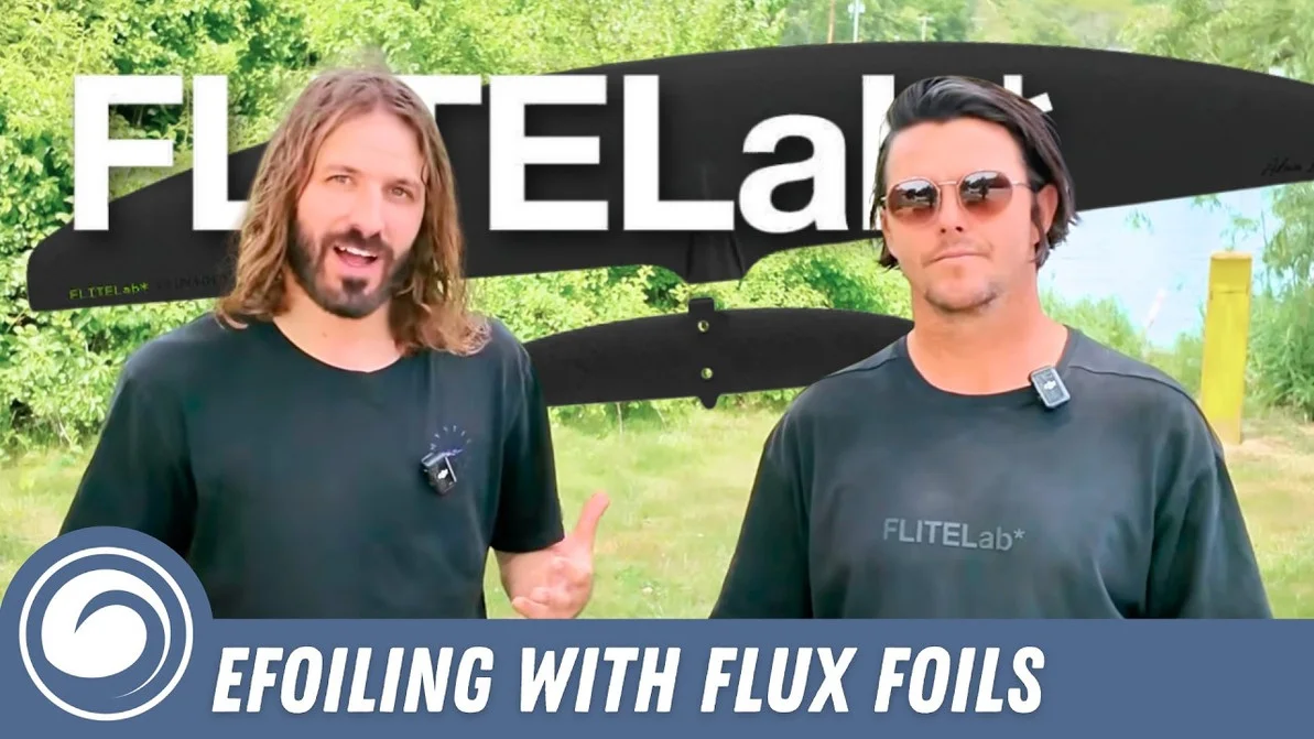 Le setup FLUX idéal d'Adam Bennets pour les eFoils Fliteboard